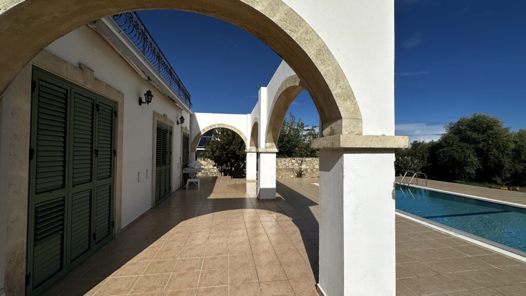 Premium Realty Cyprus 3+1 Fully Furnished Villa with Sea View and Pool in Kyrenia, Ozanköy