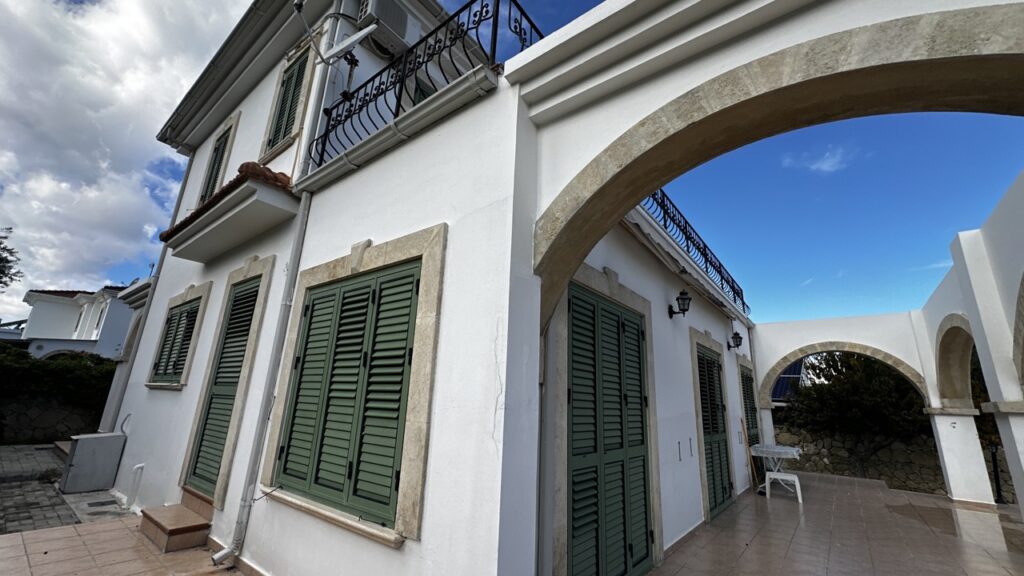 Premium Realty Cyprus 3+1 Fully Furnished Villa with Sea View and Pool in Kyrenia, Ozanköy