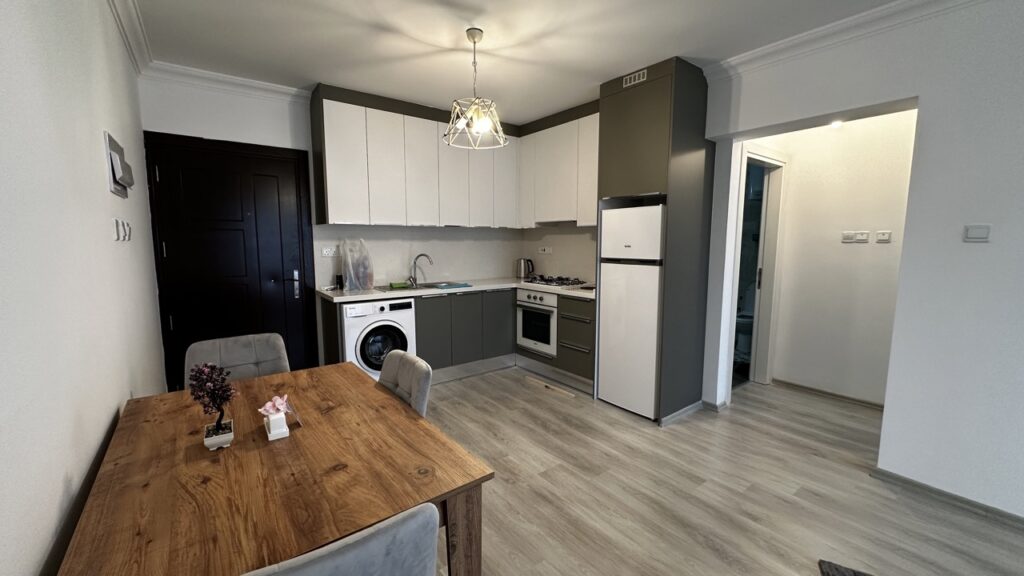Premium Realty Cyprus A Sea View 1+1 apartment in Iskele Long Beach
