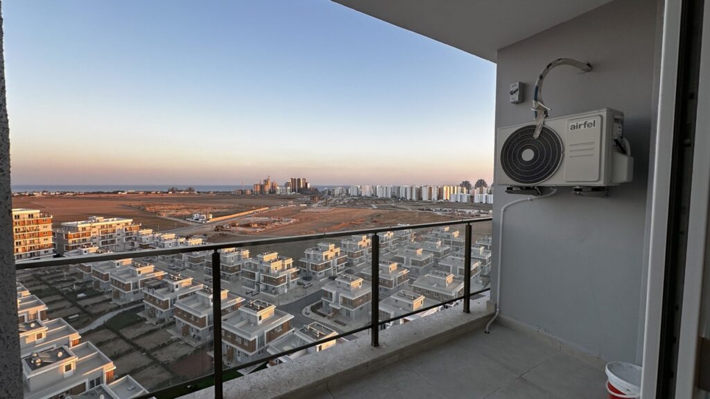 Premium Realty Cyprus A Sea View 1+1 apartment in Iskele Long Beach
