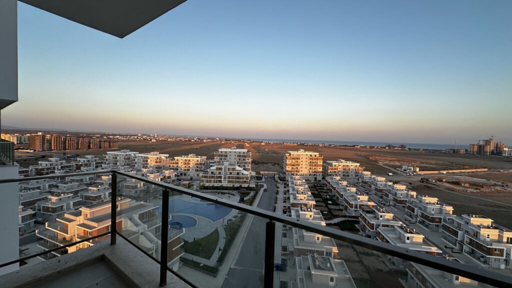 Premium Realty Cyprus A Sea View 1+1 apartment in Iskele Long Beach