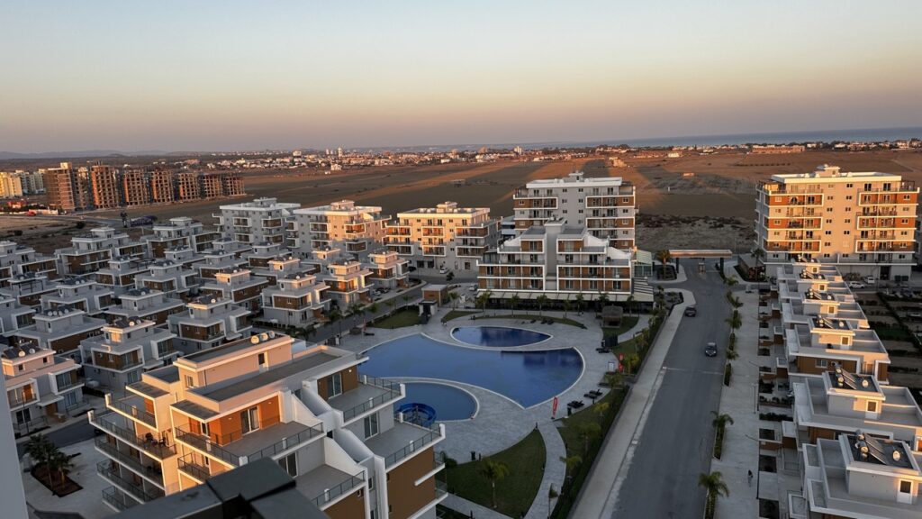 Premium Realty Cyprus A Sea View 1+1 apartment in Iskele Long Beach