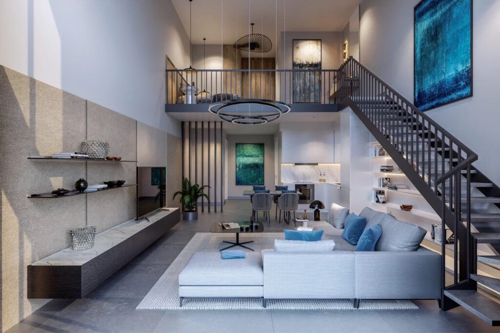 Premium Realty Cyprus Sea View 1 Bedroom Loft Penthouse in Esentepe, Kyrenia