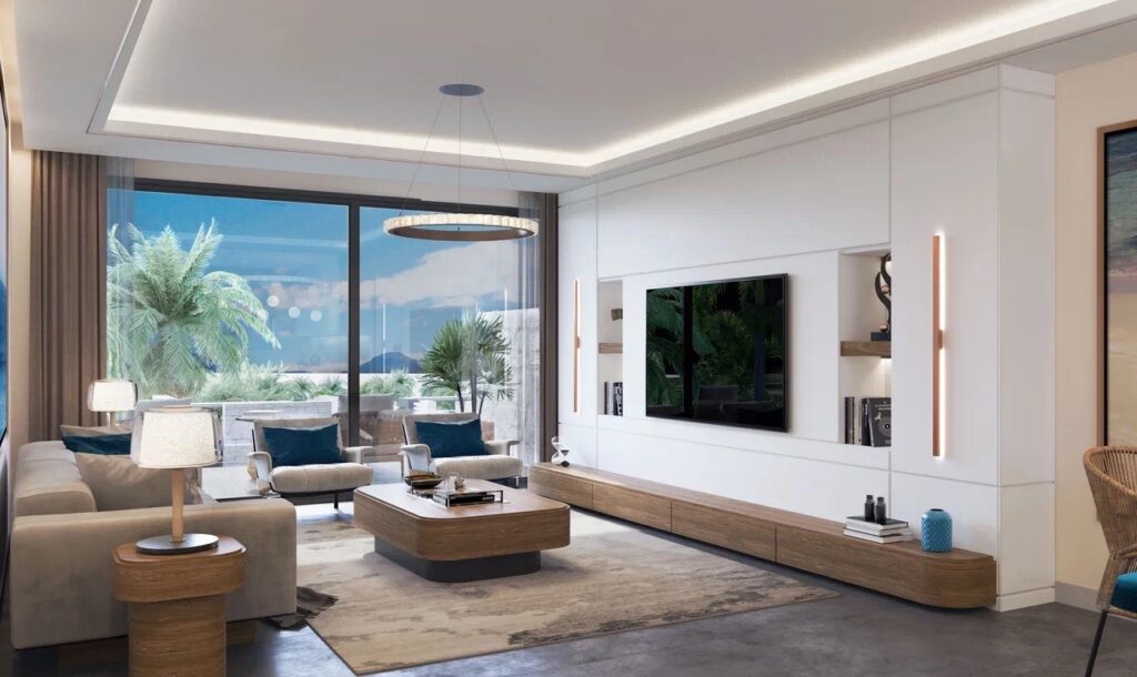Premium Realty Cyprus Sea View 1 Bedroom Loft Penthouse in Esentepe, Kyrenia